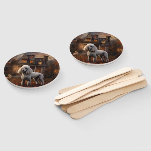 Éventail Peur Halloween caniche (Non-assemblé)