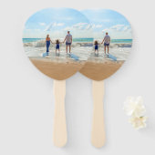 Éventail Photo de Custom (Devant et derrière)