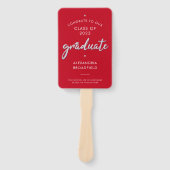 Éventail Photo de fin d'études 2025 Graduation Party Keepsa (Devant)