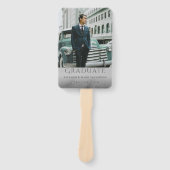 Éventail Photo de fin d'études stylish (Devant)