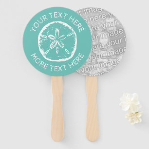 Éventail Photo de mariage sur mesure de plage en dollars