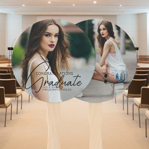 Éventail Photo de remise de diplôme chic Fête de fin d'étud