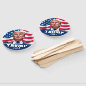 Éventail Photo Donald Trump - Président 2024 - Parade (Non-assemblé)