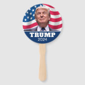Éventail Photo Donald Trump - Président 2024 - Parade (Devant)