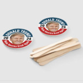 Éventail Photo Donald Trump - Président 2024 - Parade (Non-assemblé)