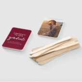 Éventail Photo du diplômé Bourgogne Graduation 2024 (Non-assemblé)