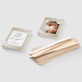 Éventail Photo mariage Pampas Grass Boho (Non-assemblé)