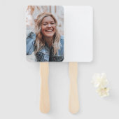 Éventail Photo personnalisée (Devant et derrière)