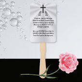 Éventail Photo Personnalisée, Programme chrétien ou Église