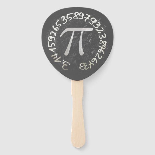 Éventail Pi Day PiDay Chalkboard Education (Dos)