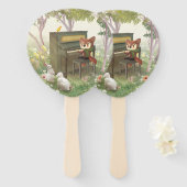 Éventail Piano Forêt (Devant et derrière)