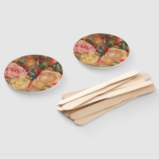 Éventail Pierre-Auguste Renoir - Rose (Non-assemblé)