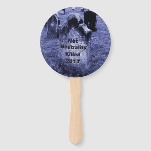 Éventail Pierre d'entrée de neutralité Net RIP (Dos)