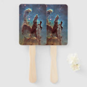 Éventail Piliers de création, Aigle Nebula Hubble Space (Devant et derrière)