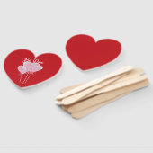 Éventail Pink Hearts (Non-assemblé)