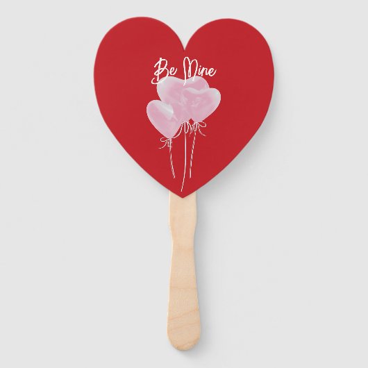 Éventail Pink Hearts (Devant)