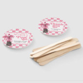 Éventail Pink She's Ready to Pop Baby Shower (Non-assemblé)