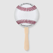 Éventail Planche de baseball (Dos)