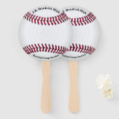 Éventail Planche de baseball (Devant et derrière)