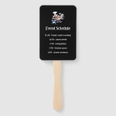 Éventail Planification de l'événement de réunion de la fami (Dos)