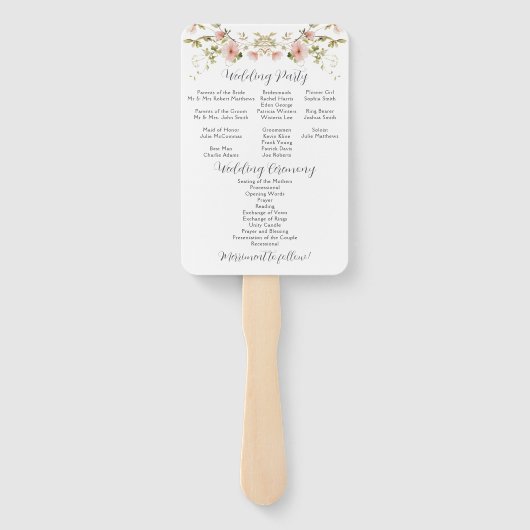 Éventail Plum violet Lavande pivoines Programme de verdure (Dos)