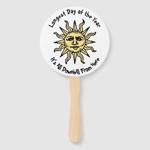 Éventail Poème Solstice d'été