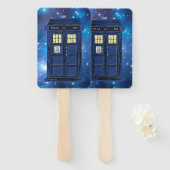 Éventail Police bleue Boîte d'appel publique - Royaume-Uni  (Devant et derrière)