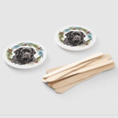 Éventail Pompe festive des germes de Noël de Terre-Neuve (Non-assemblé)