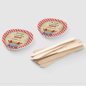 Éventail Pot d'ébullition de l'écrevisse rouge En vichy chè (Non-assemblé)