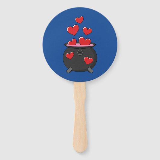 Éventail Potion d'amour des coeurs (Devant)