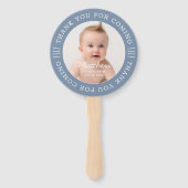 Éventail Pour Lui Saint Merci Baptême Pour Venir Photo (Devant)