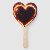 Éventail "Pour toujours les vôtres" (Dos)