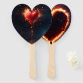 Éventail "Pour toujours les vôtres" (Devant et derrière)