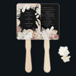 Éventail Premium Black Elegant Pampas Grass Tropical Jungle<br><div class="desc">Pampas Grass Tropical Jungle Wedding Programme Hand Fan #pampasgrass #jungleMarriage #jungleinvitation #coralMarriage #weddingmenu #désertwedding #lasvegasMariage #terracottaMarriage #peachMarriage #pampasweddingmenu #pampas #terracotta #coral #peach #naturalMarriage #driedgrass #driedpampas #driedpampas #pampas #pampas mariage isabimariage #nature</div>