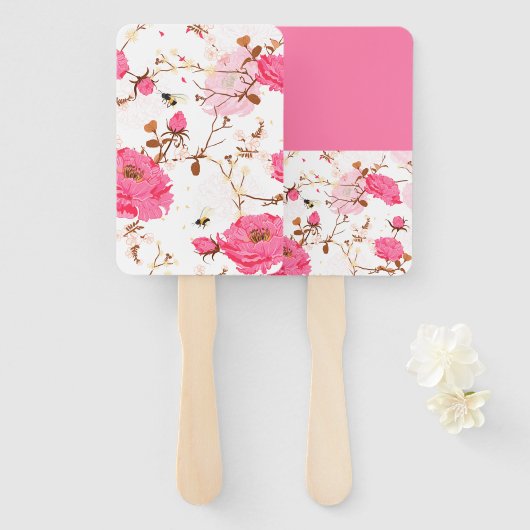 Éventail printemps (Devant et derrière)