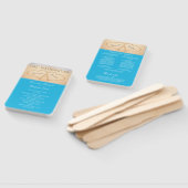 Éventail Programme de cérémonie de mariage Hearts on the Be (Non-assemblé)