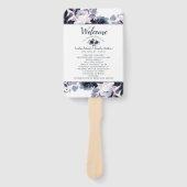 Éventail Programme de cérémonie des Mariages de la marine f (Devant)