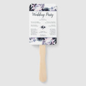 Éventail Programme de cérémonie des Mariages de la marine f (Dos)