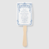 Éventail Programme de cérémonie des Mariages ornés du Victo (Devant)