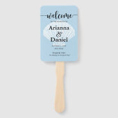 Éventail Programme de cérémonie Ventilateur de main Beach S (Devant)