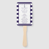 Éventail Programme de collecte de Mariages de phare nautiqu (Devant)