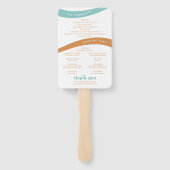 Éventail Programme de couleurs Modern Retro Beachy (Dos)