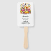 Éventail Programme de mariage au tequila Fiesta Mexicaine R (Devant)