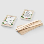 Éventail Programme de mariage classique et élégant et sophi (Non-assemblé)