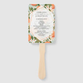 Éventail Programme de mariage d'agrumes et de menthe Ventil (Devant)