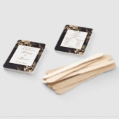 Éventail Programme de mariage de la composition florale mét (Non-assemblé)