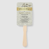 Éventail Programme de mariage d'été (Devant)