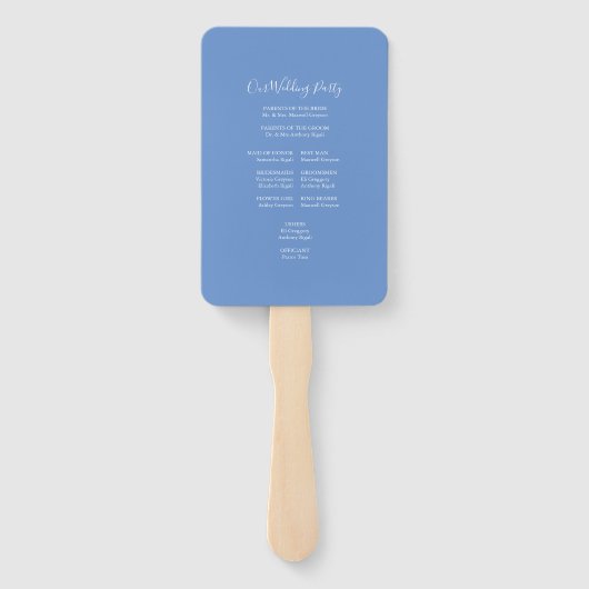 Éventail Programme de mariage du crabe bleu marin Ventilate (Dos)