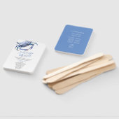 Éventail Programme de mariage du crabe bleu marin Ventilate (Non-assemblé)