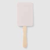 Éventail Programme de mariage du printemps fleur sauvage (Dos)